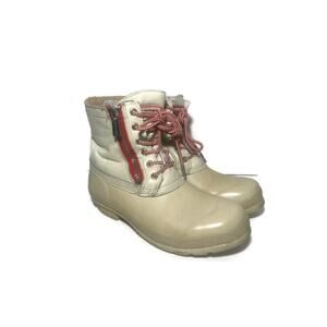 Hunter Corwin Ivory Insulated Waterproof Boot Size US 9 Mens/10 Womens Outdoors